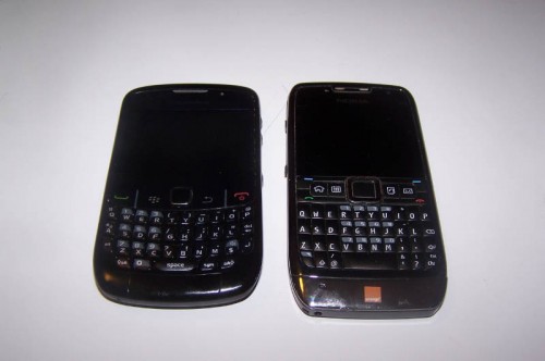 Test Blackberry 8520 Curve - Nokia E71