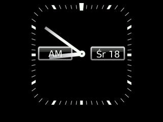 Test Blackberry 8520 Curve - Zegar