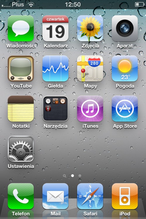 Test Apple – iPhone 4 - menu