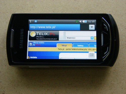 Test samsung Monte S5620