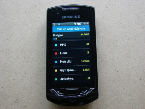 Test samsung Monte S5620