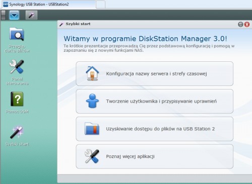 Synology USB Station 2 - DiskStation Manager 3.0