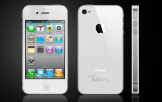 iPhone 4 w białej obudowie