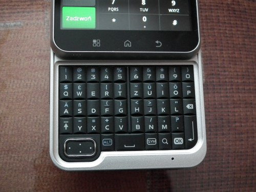 Test Motorola FLIPOUT - klawiatura QWERTY