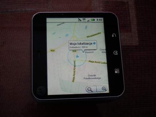 Test Motorola FLIPOUT - nawigacja