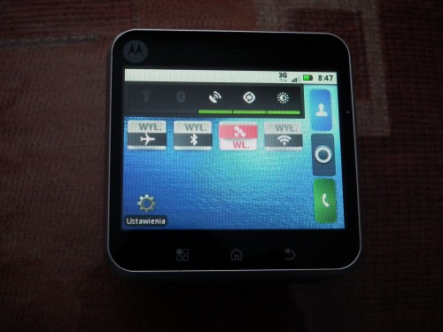 Test Motorola FLIPOUT - połączenia