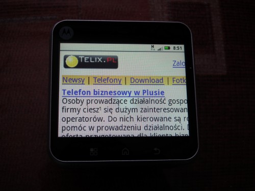 Test Motorola FLIPOUT - telix.pl