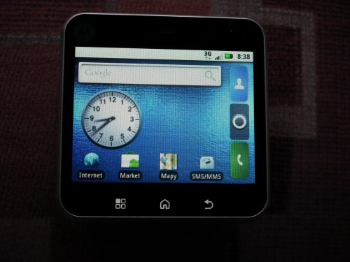 Test Motorola FLIPOUT - panel główny