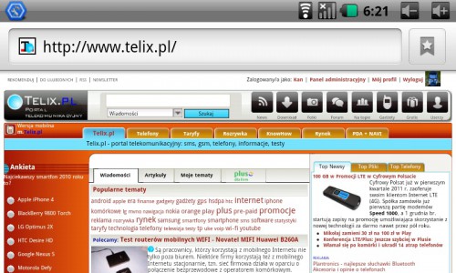 Test tPAD-780 - www.telix.pl