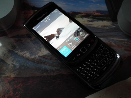 Test BlackBerry Torch 9800 - ekran główny
