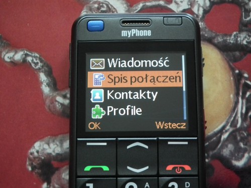 Test myPhone 1080 DURO - Menu główne