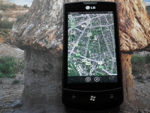 Test LG E900 - aplikacja mapy