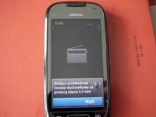 Test Nokia C7 - radio FM
