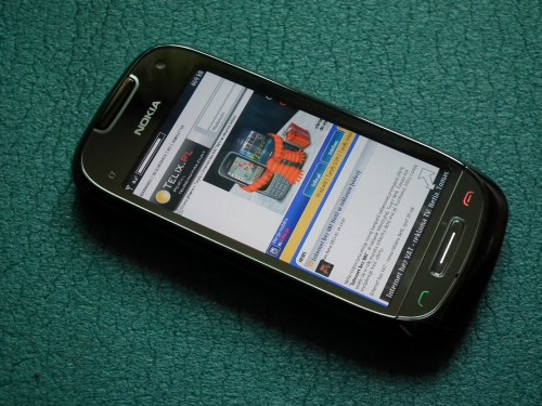 Test Nokia C7 - www.telix.pl, przeglądarka internetowa