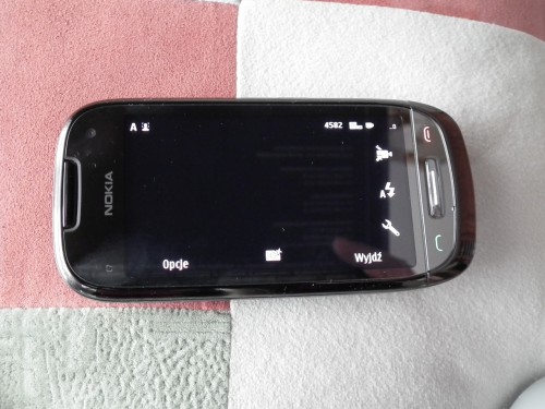 Test Nokia C7 - menu aparatu