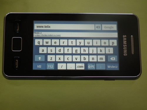 Test Samsung Star II GT-S5260 - klawiatura QWERTY