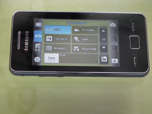 Test Samsung Star II GT-S5260 - ustawienia aparatu