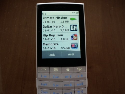 Nokia X3-02: Gry