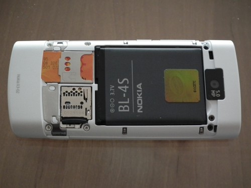 Nokia X3-02: bateria