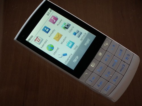 Nokia X3-02: menu główne