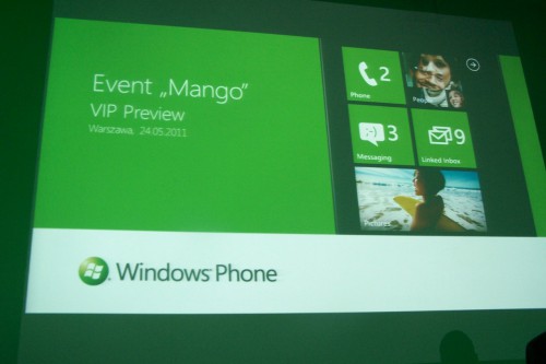 Windows Phone Mango: konferencja w Polsce