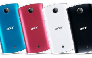 Acer Liquid Mini z Android Gingerbread w kilku wersjach kolorystycznych