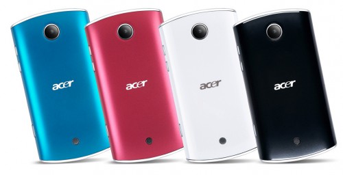 Acer Liquid Mini z Android Gingerbread w kilku wersjach kolorystycznych
