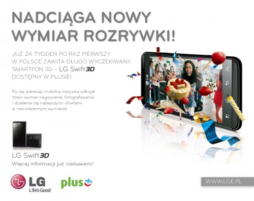 Teaser - smartfon 3D LG w Plusie
