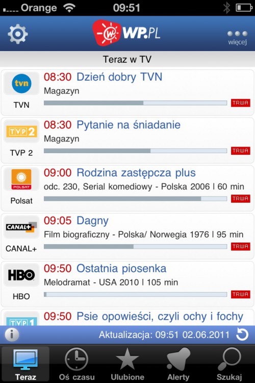 Program TV: iPhone