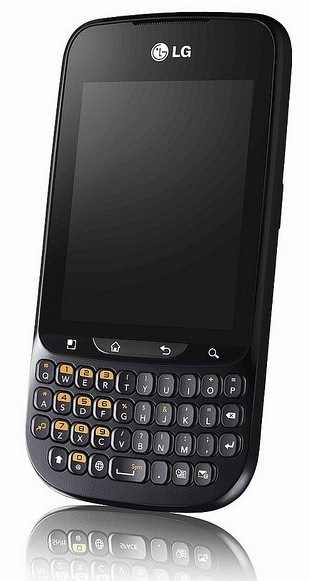 LG Optimus Pro z Android Gingerbread i klawiaturą QWERTY