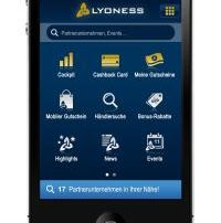 Lyoness na telefonie komórkowym