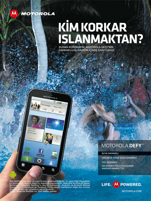 Ogilvy Action dla Motorola DEFY w Turcji