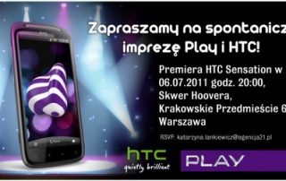 Play i HTC zapraszają na imprezę