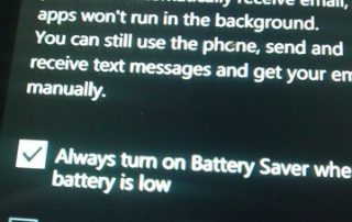 Windows Phone Mango z funkcją oszczędzania baterii