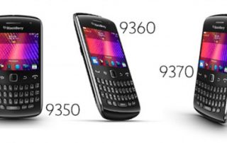 RIM BlackBerry Curve 9350, 9360 i 9370