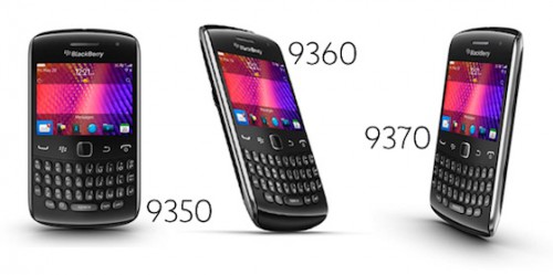 RIM BlackBerry Curve 9350, 9360 i 9370