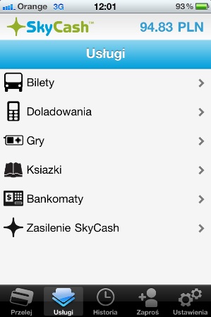 SkyCash w sieci bankomatów Euronet