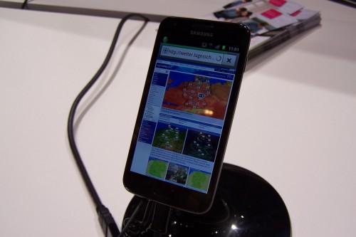 Samsung Galaxy S II LTE na stoisku T-Mobile