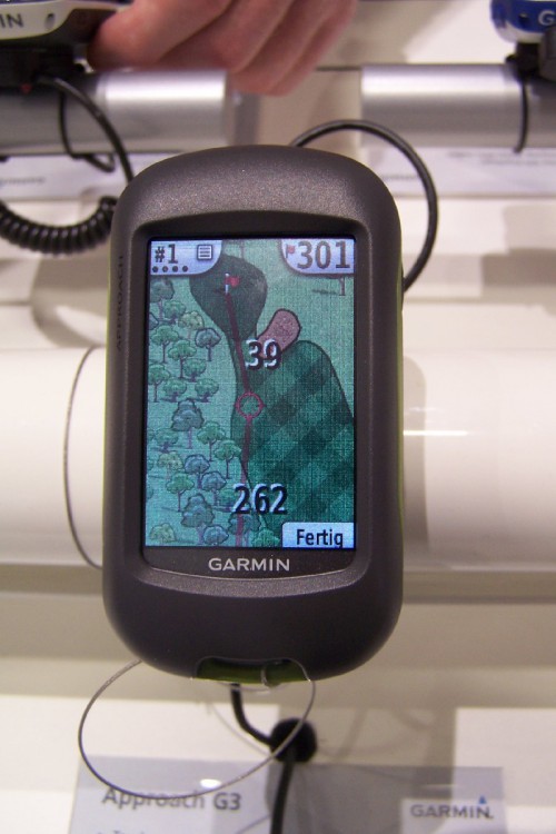 Nawigacja dla graczy golfowych firmy Garmin.