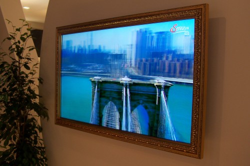 Telewizor zamiast obrazu na ścianie...