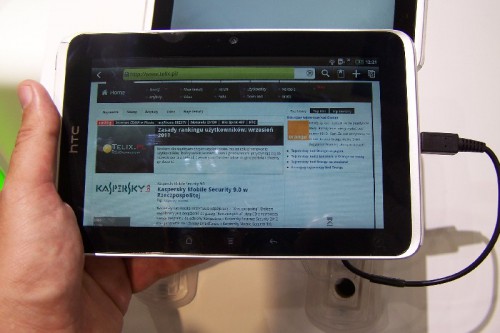 HTC Flyer to tablet wyposażony w system android