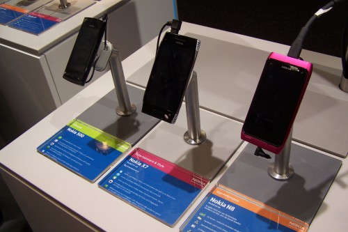 Nokia nie zaprezentowała na targach szczególnych nowości. Na wystawie widzieliśmy modele m.in. X7, N8 i 500
