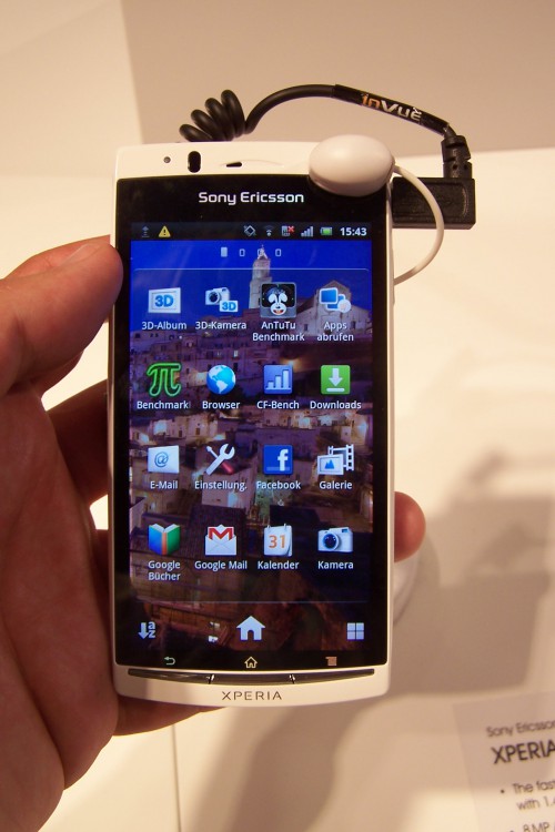 Nowy telefon Sonyericsson Xperia Arc S ma procesor 1.4 GHz oraz 4.2 calowy ekran