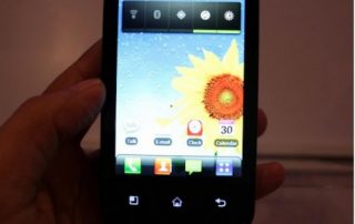LG Univa E510- budżetowy smartfon z Androidem