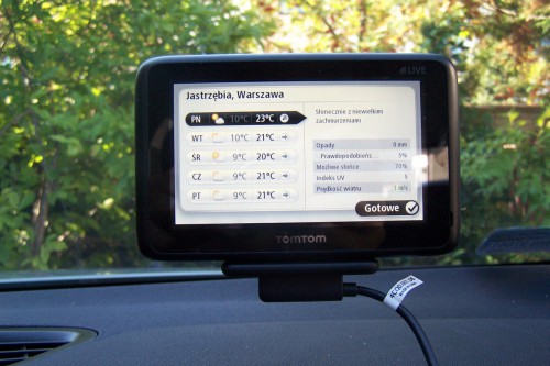 TomTom: pogoda