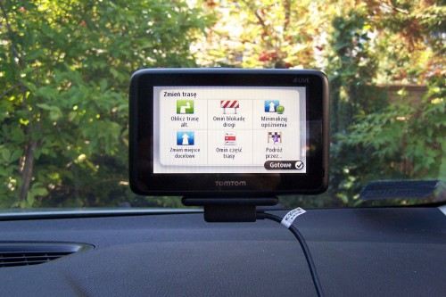 TomTom: zmiana trasy