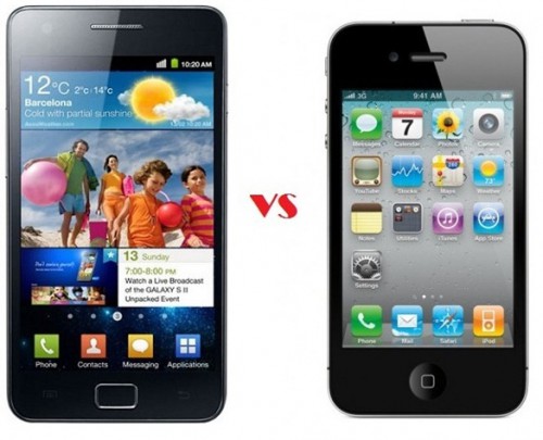 Apple iPhone 4S vs. Samsung Galaxy S II