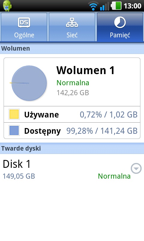 DiskStation DS212j: aplikacja DS finder