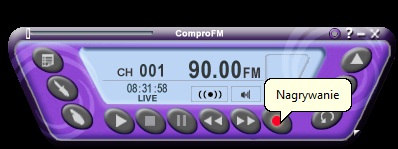 ComproFM 2: nagrywanie