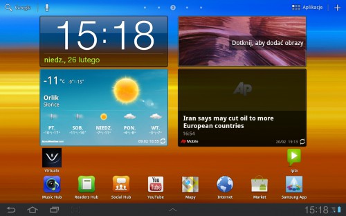 Samsung Galaxy Tab 8.9 LTE - Pulpit